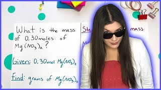 Converting Grams to Moles Using Molar Mass  How to Pass Chemistry [upl. by Atsilac988]