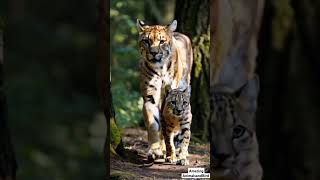 Adorable Cougar Mom and Baby Stroll Through the Wild  Rare Cougar Family Moments [upl. by La Verne]