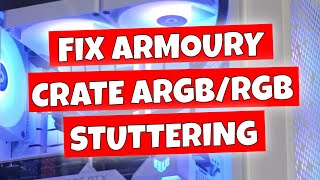 FIX ASUS Aura Sync Armoury Crate Flashing Flickering amp Stuttering ARGB Lighting [upl. by Arrek276]