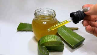 ACEITE ANTIARRUGAS DE SABILA O ALOE VERA HOW TO MAKE ALOE VERA ANTIAGE OIL [upl. by Thamos]