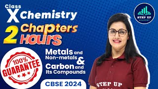 Class 10 Chemistry  2 Chapters in 2 Hours  Full Marks ki Full Taiyaari [upl. by Eremehc912]