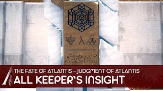 Assassins Creed Odyssey Judgment of Atlantis  All Keepers Insight [upl. by Sukram558]