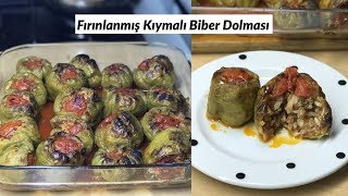 Fırınlanmış Kıymalı Biber Dolması  Naciye Kesici  Yemek Tarifleri [upl. by Tirb]