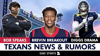 SPICY Houston Texans Rumors Bill O’Brien Interview Stefon Diggs Drama  Brevin Jordan Breakout [upl. by Burbank]