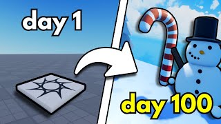 I Spent 100 Days Making a Roblox Game [upl. by Ibbetson]