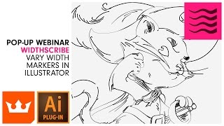 Webinar  WIDTHSCRIBE1  Vary Width Markers in Illustrator [upl. by Yraunaj809]