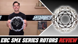 EBC SMX Series Motorcycle Rotors Review at SpeedAddictscom [upl. by Aig459]