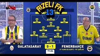 galatasaray 01 FENERBAHÇE  FB TV GOL ANI  19 MAYIS 2024 [upl. by Fasto405]