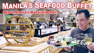 Buffet in the Philippines  Manilas Massive Seafood Buffet at Okada Manila [upl. by Macknair]