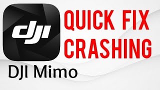 dji Mimo app crashing  Here is simple fix and open Mimo app [upl. by Ayoted]