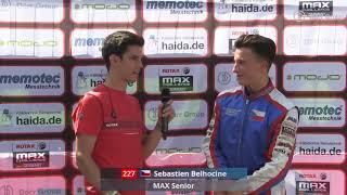 Rotax Max Challenge Euro Trophy Bruck 2018 Interview 227 Sebastien Belhocine [upl. by Kieryt859]