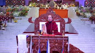 HH The Sakya Trizin Rinpoche teaching on quotAdmonishing Immoral Waysquot [upl. by Aryt]