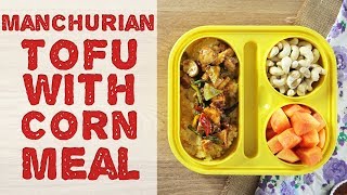 Tofu Manchurian w Cornmeal  Stir Fry Veggie And Tofu Manchurian  Indo Chinese Recipe For Kids [upl. by Luciano]