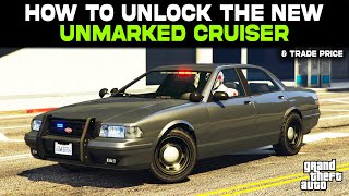 How to UNLOCK Unmarked Cruiser in GTA 5 Online  Unlock Police Car  Trade Price  The Chop Shop DLC [upl. by Nancie859]