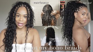 THE BEST small Knotless BOHO BRAIDS  Purchase GOOD HUMAN Hair amp Maintenance  GODDESS BRAIDS [upl. by Noivaz]