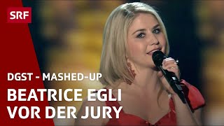 Beatrice Egli singt Mein Herz vor der DGSTJury  MashedUp  DGST  SRF [upl. by Eus678]