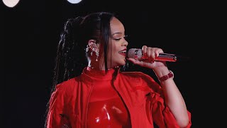 Rihanna PERFORMS Biggest Hits During Super Bowl Halftime Show [upl. by Clardy374]