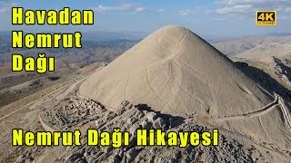 Havadan Nemrut Dağı ve Nemrut Dağı Efsanesi [upl. by Bertero413]