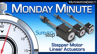 SureStep Stepper Linear Actuator  Monday Minute at AutomationDirect [upl. by Amer]