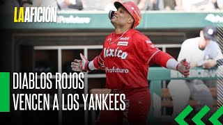 Robinson Canó brilló en su debut con los Diablos Rojos del México ante los New York Yankees [upl. by Gibeon]