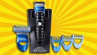 ► Gillette Fusion ProGlide Styler 3 in 1 REVIEW and EXAMPLE of USAGE [upl. by Il]