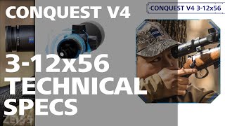 Conquest V4 312x56 Technical Specifications [upl. by Naawaj611]