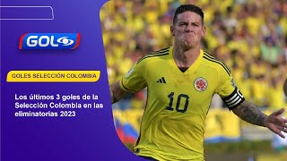 La cuota goleadora de la Selección Colombia en las presentes Eliminatorias Sudamericanas [upl. by Osbert]