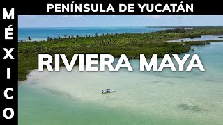 TOP de la RIVIERA MAYA  Guía Completa  MÉXICO  Península de Yucatán  4K [upl. by Kcyrred]