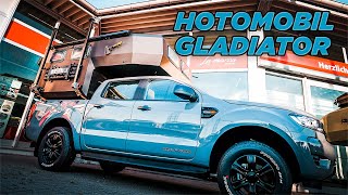 4x4 Camper  Hotomobil Gladiator  Leichte Monocoque Wohnkabine [upl. by Iatnwahs]