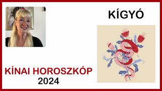 Kínai Horoszkóp Kígyó 2024  éves előrejelzés [upl. by Ostraw]