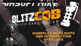 BLITZ CQB GAMEPLAY  LONDON  APRIL 2016  Airsoft Mike [upl. by Alleira]