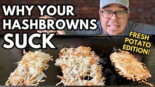 We TESTED 28 Different Ways to Make CRISPY Hash Browns  Hashbrowns for Beginners 101 [upl. by Sheepshanks494]