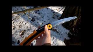 Recenze pilka Fiskars SW73Review saw Fiskars SW73 [upl. by Hillinck]