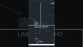 Learn AutoCAD in Minutes for FREE  Line with Ortho Part 4 [upl. by Lavery]