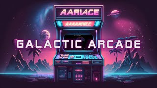 Galactic Retro Arcade 🛸 A Synthwave MixRetrowave MixChillwave gaming music mix [upl. by Fink]