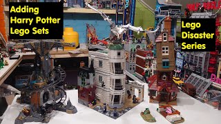 Lego Disaster Series  Adding Harry Potter Sets  Gringotts Bank The Burrows Minifigures And More [upl. by Lundin600]