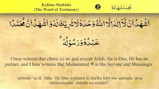 Kalima 2 Shahada  Saad Al Qureshi iRecite [upl. by Nnylimaj]