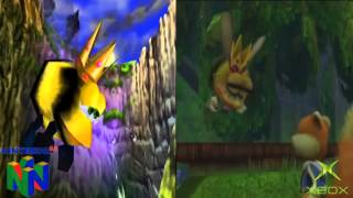 Conker Comparison N64Xbox Beehive [upl. by Romona]