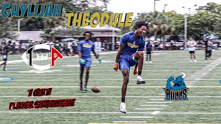 🔥🏈 Tutu Atwell Foundation 7 on 7 Player Spotlight Guylijah Theodule Miami Northwestern 🏈🔥 [upl. by Bunnie]