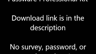 Passware Professional Kit  No Survey or Password [upl. by Airamanna689]