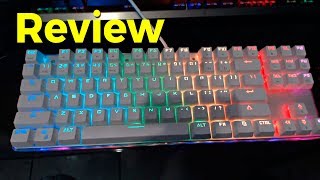 Review do teclado mecânico K87S da Motospeed  Análise completa [upl. by Kenlee]