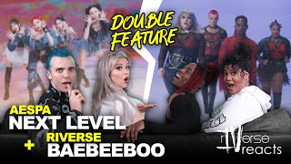 rIVerse Reacts Next Level by aespa DOUBLE FEATURE ft NIIVA [upl. by Ahsiekam]