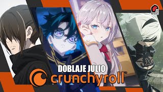 🤩 Estrenos de ANIME en Crunchyroll con DOBLAJE en JULIO 2024  Rincón Otaku [upl. by Leelaj]