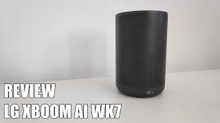 Review LG Xboom AI WK7  Nuevo Altavoz Asistente [upl. by Ynnub]