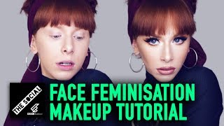 Face Feminisation Makeup Tutorial [upl. by Elsinore]