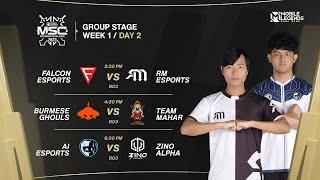 MSC 2023 Qualifier Myanmar  Group Stage Day 2 [upl. by Sucramaj]