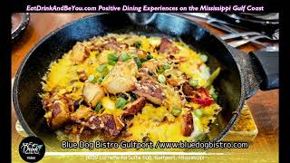 Blue Dog Bistro Gulfport Mississippi Sensational Breakfast  Brunch [upl. by Panta538]