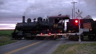 Vintage steam train passes through newly upgraded crossing [upl. by German825]