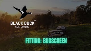 Blackduck Seatcovers Bugscreen Fitting Video [upl. by Wyn114]