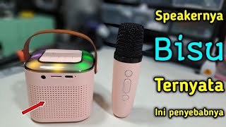 CARA MENGATASI SPEAKER BLUETOOTH Y1  MIC TIDAK ADA SUARANYA speaker speakerbluetooth microphone [upl. by Grindle]